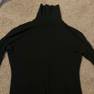 Bebe sheer black turtleneck body suit size xs